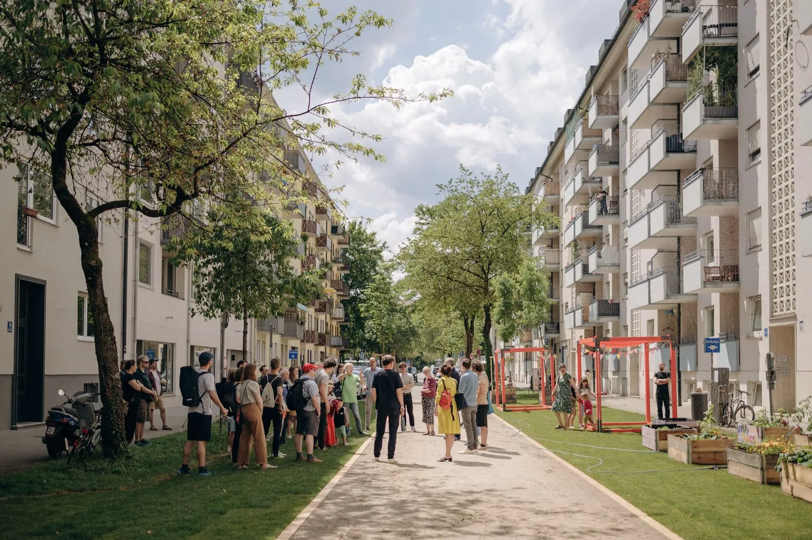 Kick-off event of the aqt Living Lab in the neighbourhood »Südliche Au«, Munich
