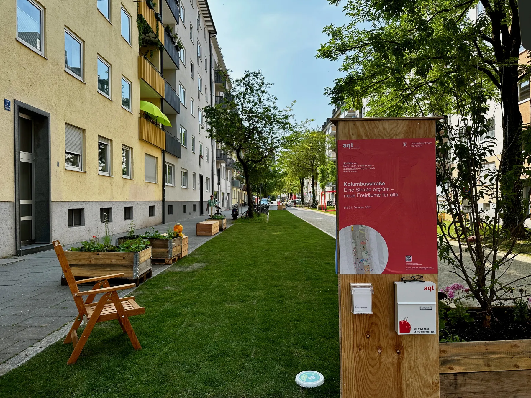 Reallabor in der Kolumbusstraße