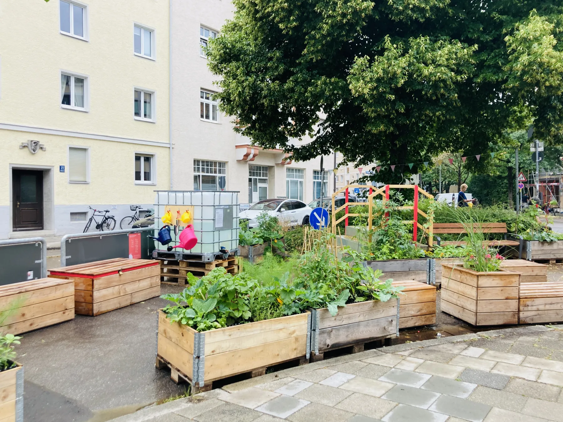 Reallabor in der Kolumbusstraße